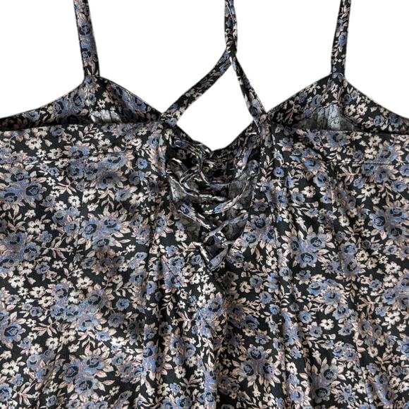 Free People Y2K Jenna Bustier Strappy Floral Tank Top Women’s Size Medium‎ - Picture 9 of 12
